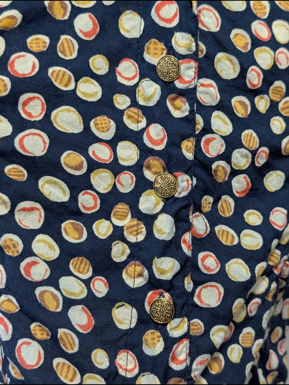 Vtg Java Blouse - Picture 3 of 6